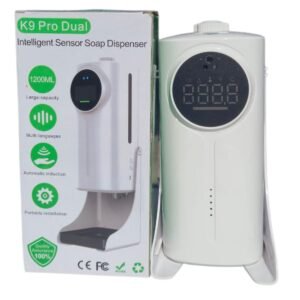 Dispensador Automático con Termómetro Infrarrojo | 1200ml, Sensor Inteligente – Sin Contacto