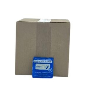 Caja de Toallitas Desinfectantes Smartwipe – 75% Alcohol, Glicerina y Aloe Vera, Higiene Instantánea